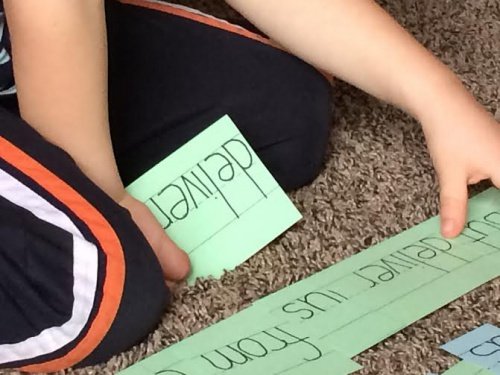 유아기의 읽기 교육 단어 카드